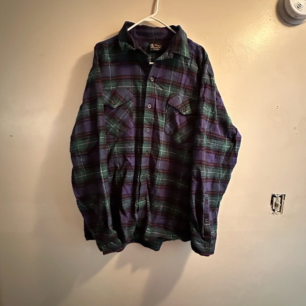 Plaid Casual Button Down Shirt